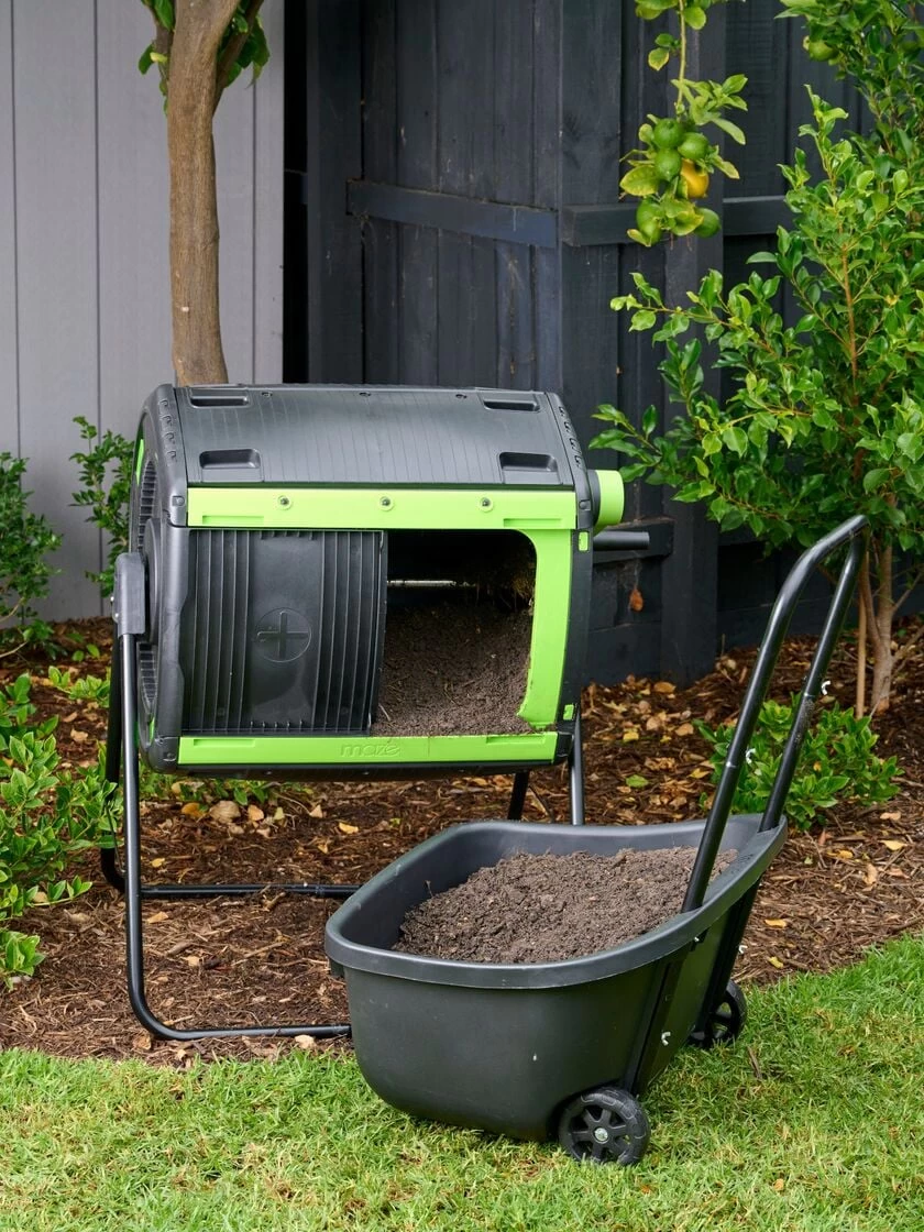 Maze 48 Gallon Compost Tumbler With Cart