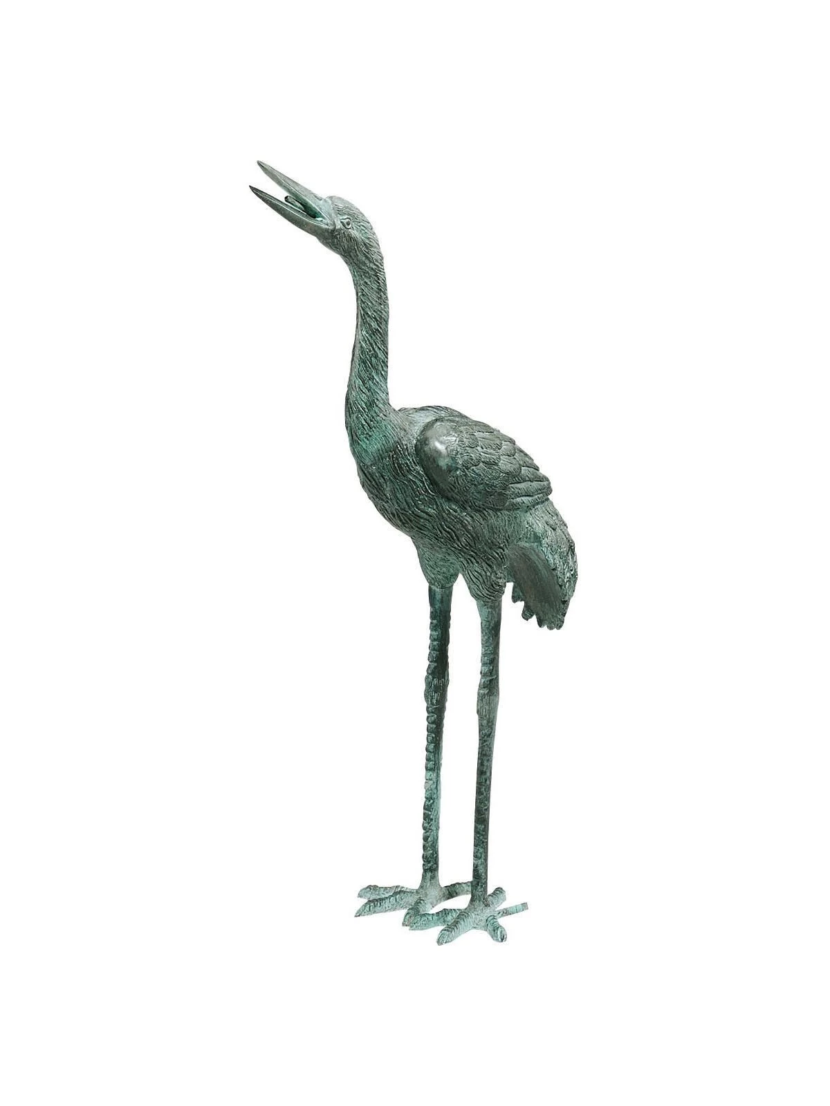 Bronze Crane Statues, Small - Image 2