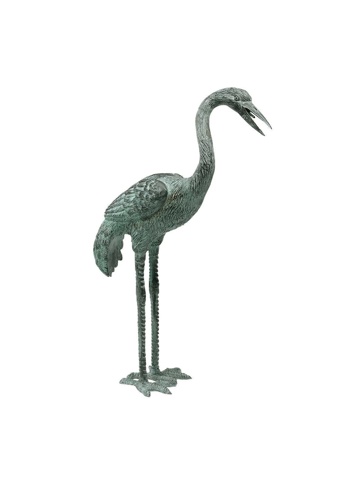 Bronze Crane Statues, Small - Image 3