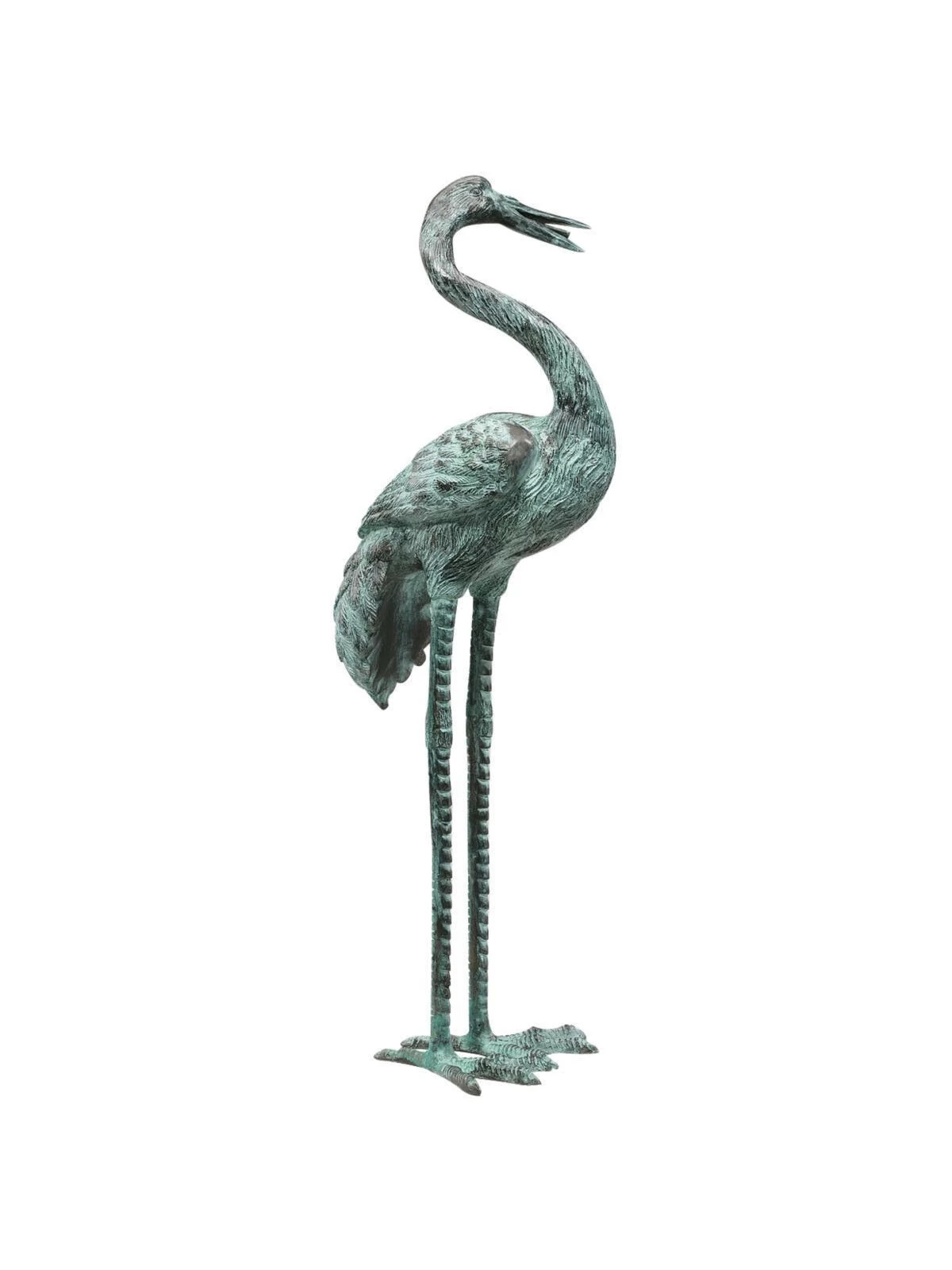 Bronze Crane Statues, Large - Image 2