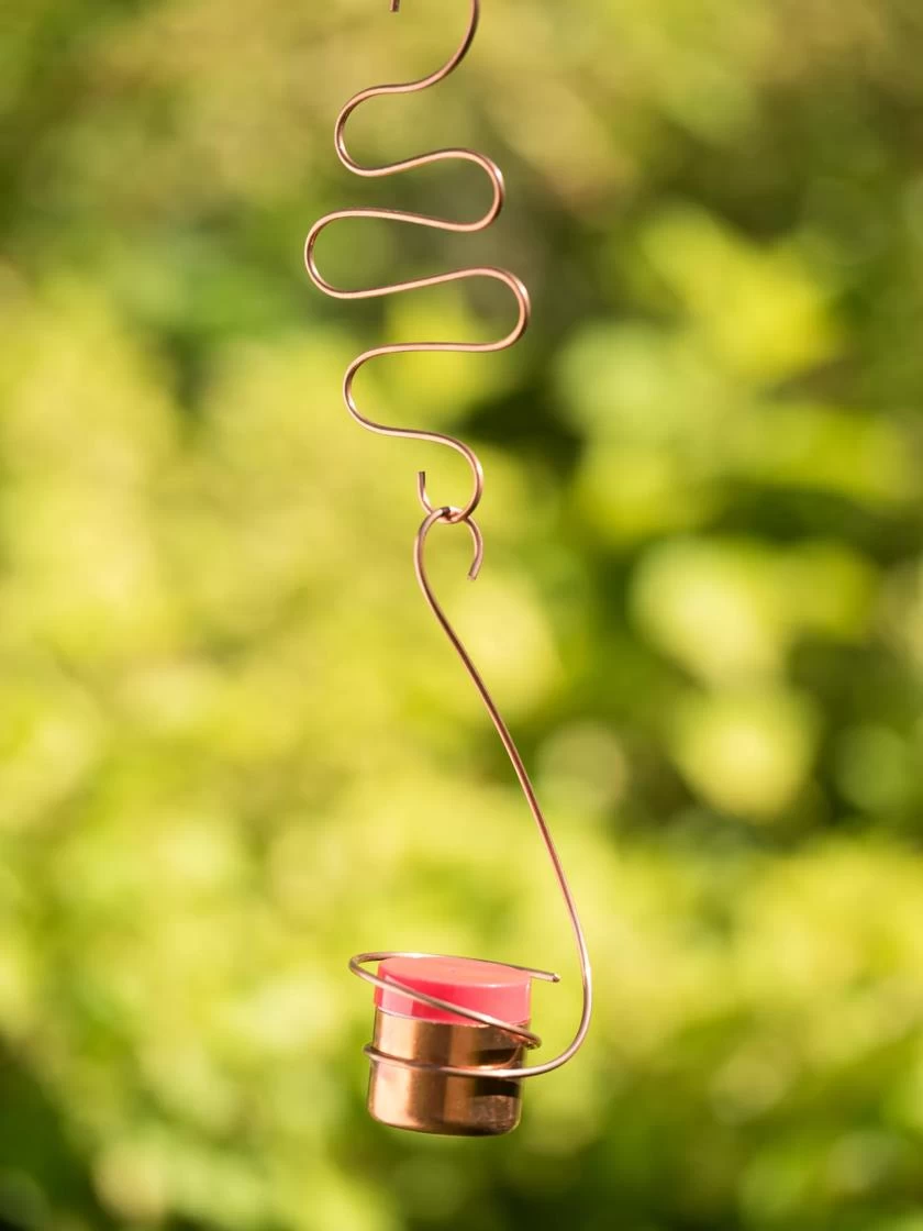 Copper Hummingbird Feeder - Image 3