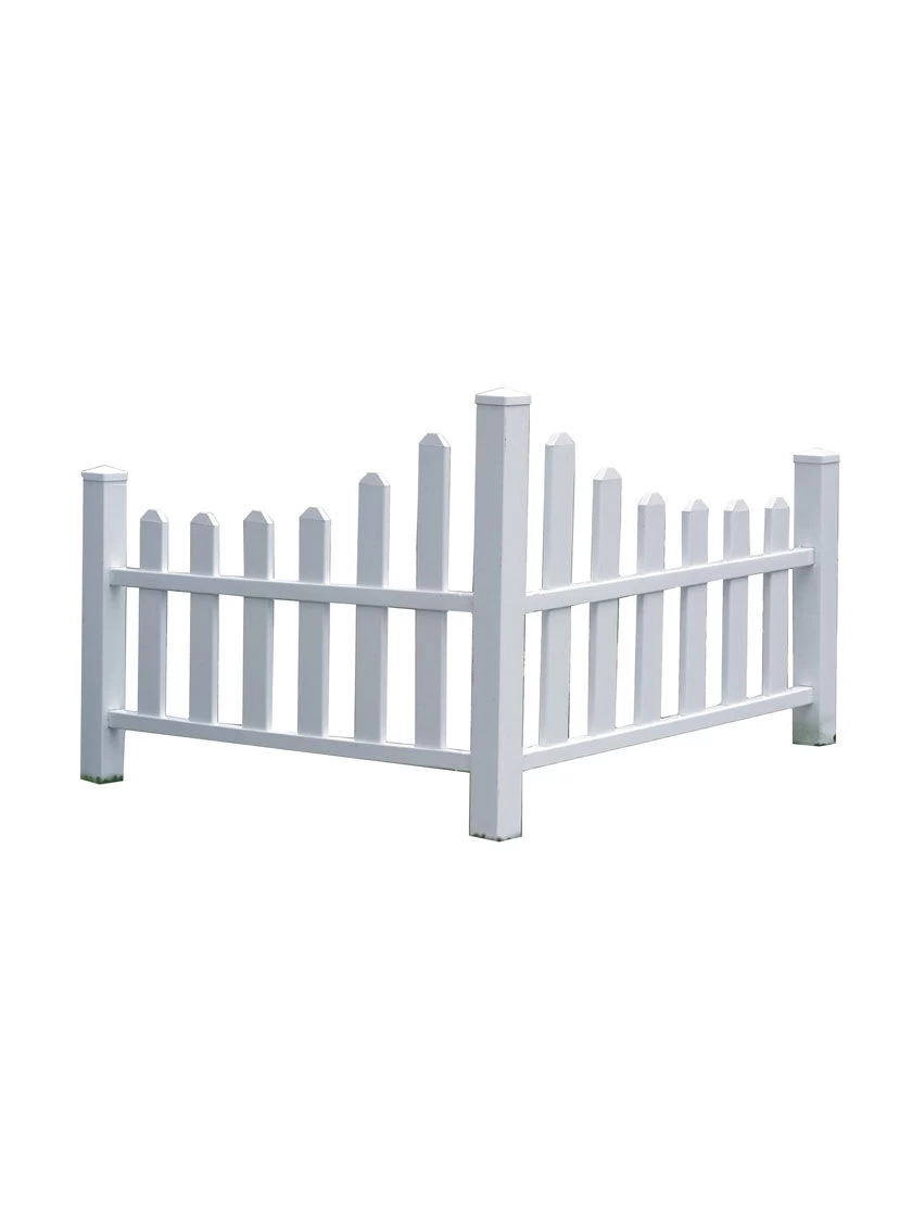 Country Corner Vinyl Picket Fence - Image 3