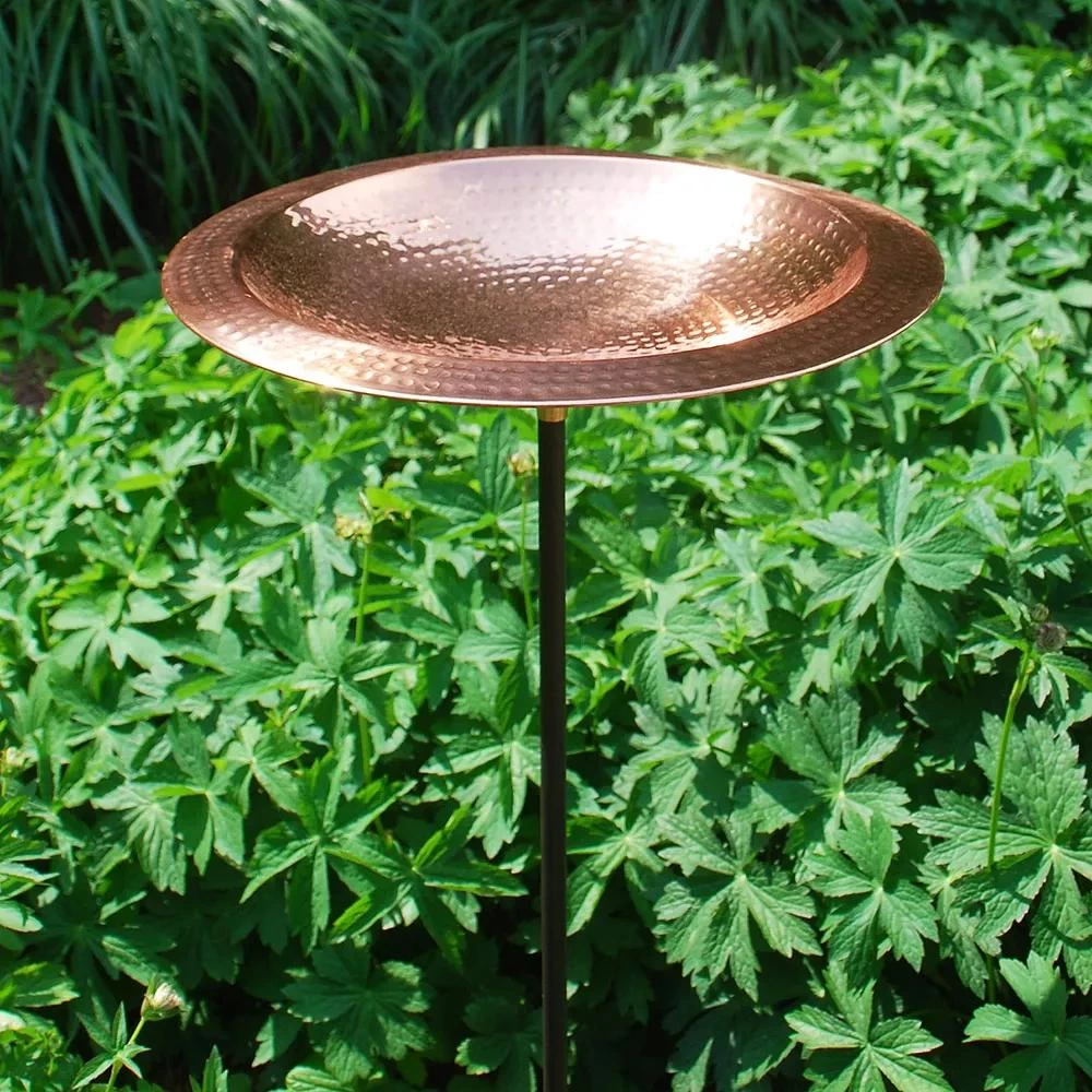 Achla Designs Hammered Copper Bowl Bird Bath