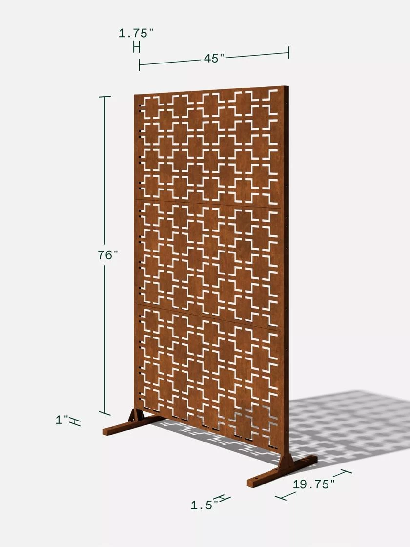 Veradek 3-Panel Privacy Screen Set, Quadra - Image 6