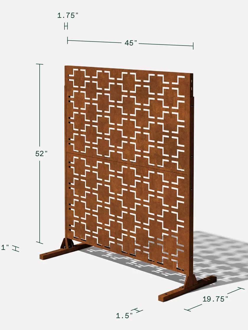 Veradek 2-Panel Privacy Screen Set, Quadra - Image 7