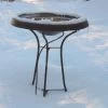 Birds Choice ® Heated Birdbath With Three Legged Black Stand