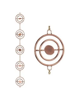 Stellar Copper Rain Chain, 8.5ft