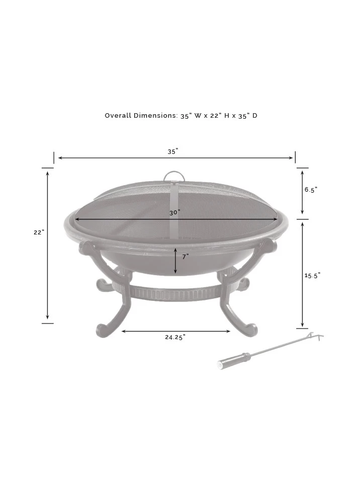 Crosley Ashland Firepit - Image 12