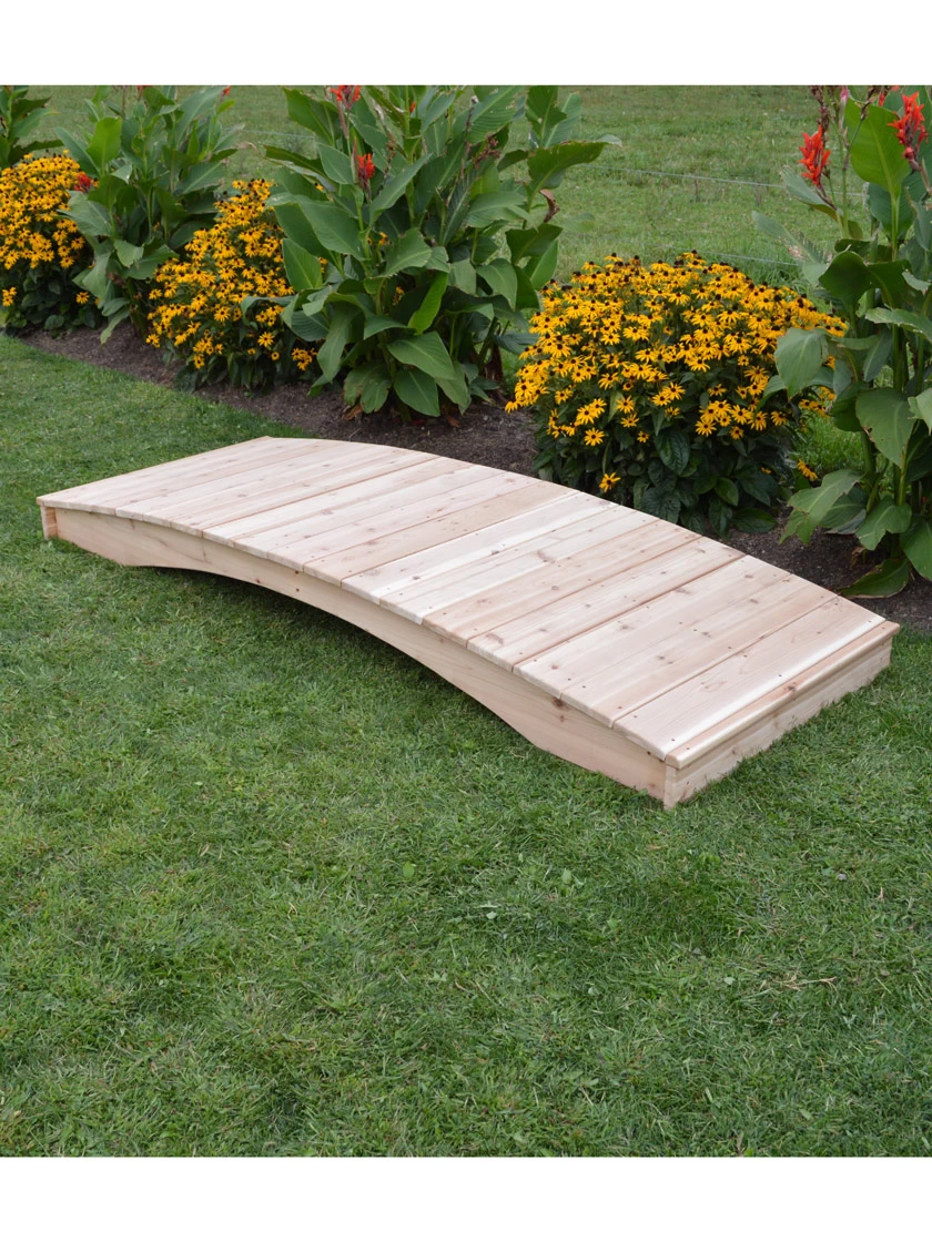 Plank Garden Bridge Unfinished 3' X 6' - Image 2