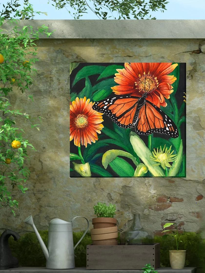 Monarch Outdoor Wall Art